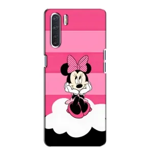 Міккі Маус чохол для Oppo A91 (AlphaPrint - Мультяшні) (Дівчинка Maus)
