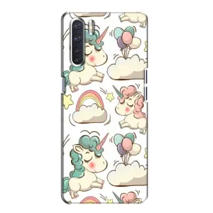 Чохол для OPPO А91 - (Єдинорожки - Новинки) (AlphaPrint) (Єдиноріжки)