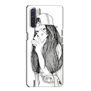 Чохол з принтом «Фото дівчини» для OPPO A91