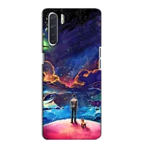 Космічні Чохли для OPPO А91 (VPrint) (Вид Галактики)