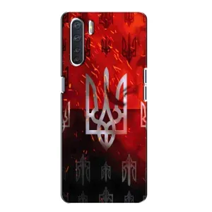 Украинские Чехлы для Oppo A91 с картинкой УПА (AlphaPrint) (ГЕРБ УПА)