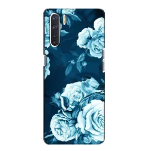 Чехлы (ART) Цветы на Oppo A91 (VPrint) (Блактині бутони)