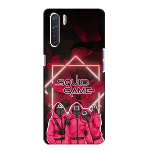 Чохол Гра в кальмара для Oppo A91 (Охоронці Гра кальмара)