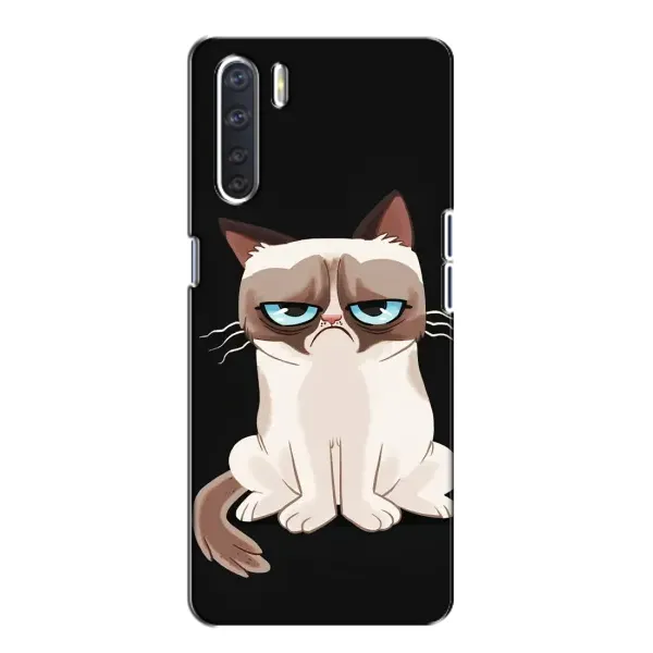 Чехол с принтом «Грустный кот» для OPPO A91 Чехол с принтом «Грустный кот» для OPPO A91