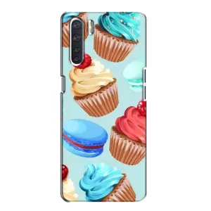 Чохли з фруктами для Oppo A91 (VPrint) (Кексики)
