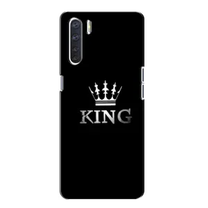 Чохол з Короною OPPO А91 - (AlphaPrint) (KING)