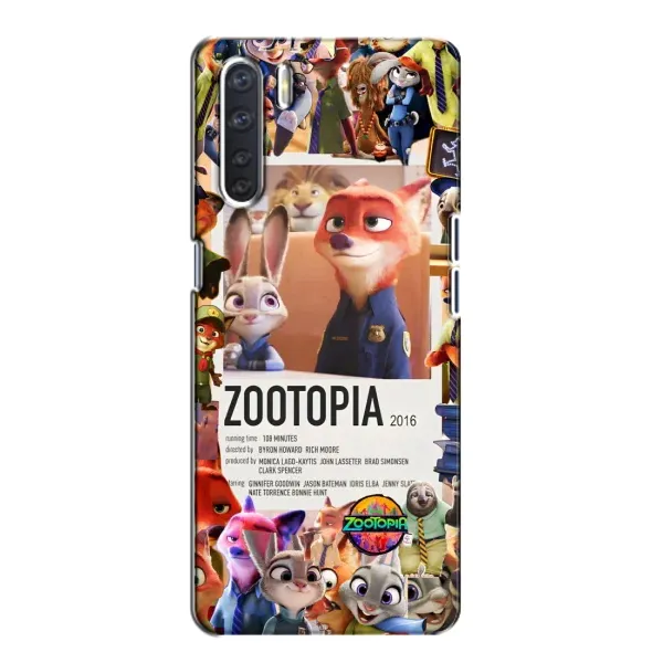 Чохол з принтом «Постер Зоотрополіс» для OPPO A91 Чохол з принтом «Постер Зоотрополіс» для OPPO A91
