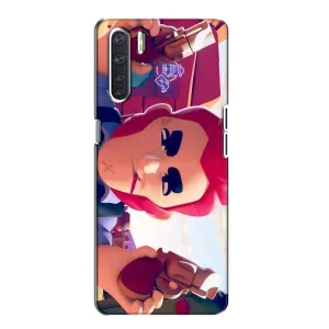 Чехол для Oppo A91 Бравл Старс (VPrint) (Кольт)