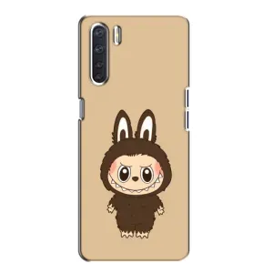 Чохол з Лабубу на Oppo A91 (Bored Ape в червоному)