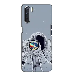 Чохол NASA для Oppo A91 (AlphaPrint) (Космонавт фото)
