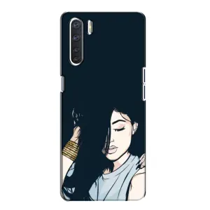 Чохол з принтом «Гарна дівчина» для OPPO A91