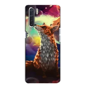 Чохли з картинкою Лисичка для Oppo A91 (VPrint) (Лисичка в космосі)