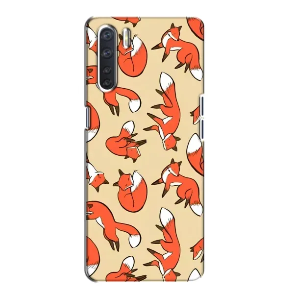 Чехол с принтом «Лисички» для OPPO A91
