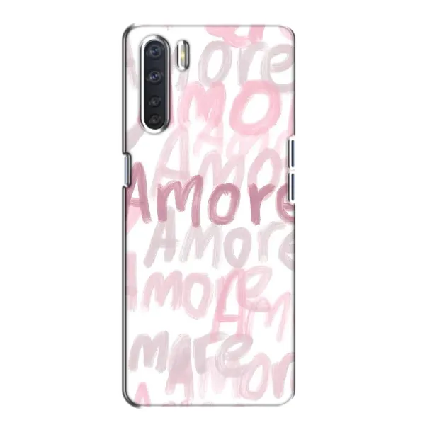 Чехол с принтом «Аморе любовь» для OPPO A91