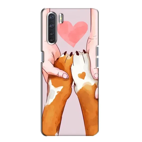 Чехол с принтом «Любовь к собакам» для OPPO A91 Чехол с принтом «Любовь к собакам» для OPPO A91
