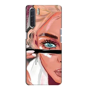 Чехол с печатью для Oppo A91 - (Мода) (AlphaPrint)