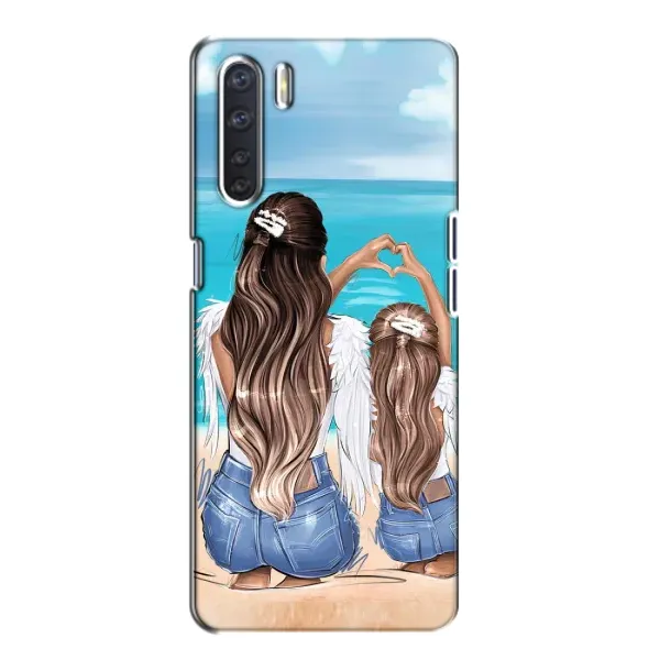 Чехол с принтом «Мама с доченькой» для OPPO A91