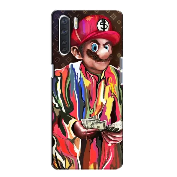 Чехол с принтом «Mario LV» для OPPO A91