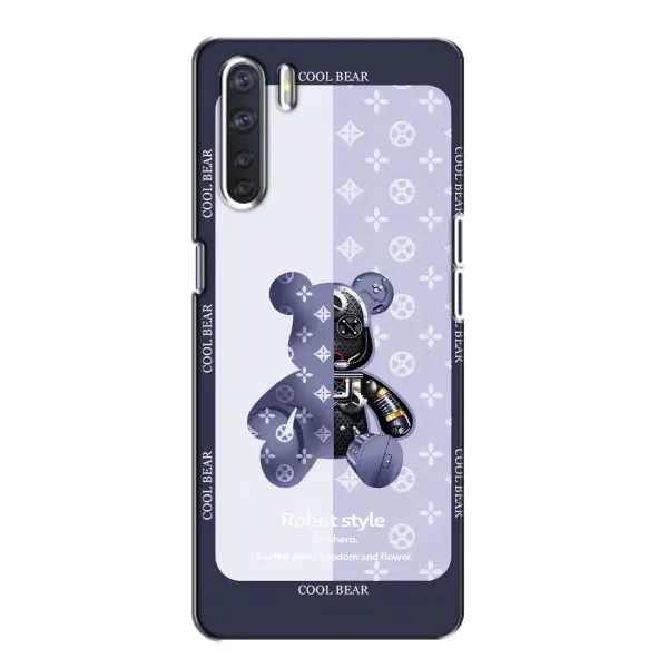 Чохол з принтом «Медведик LV» для OPPO A91