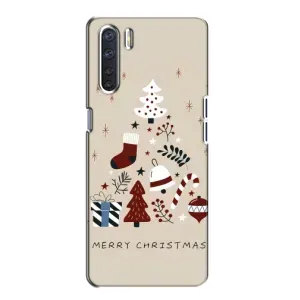 Різдвяні, Святкові Чохли для OPPO А91 (Merry Christmas)