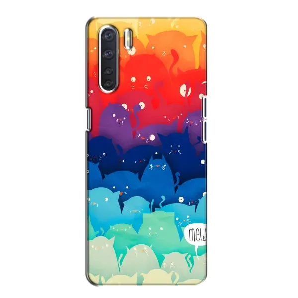 Чехол с принтом «Mew» для OPPO A91 Чехол с принтом «Mew» для OPPO A91