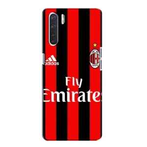 Чохли для Oppo A91 (VPrint) - Футбольні клуби (Milan)