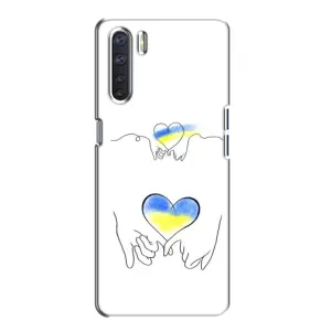 Чохол для Патріота України Oppo A91 - (AlphaPrint) (Мир Україні)