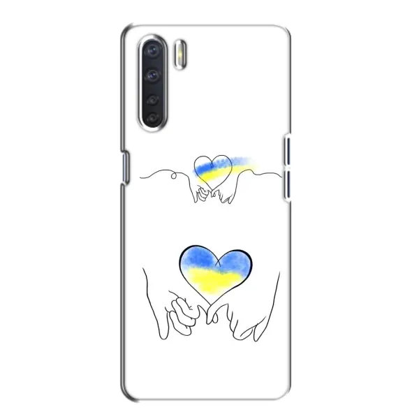 Чехол с принтом «Мир Украине» для OPPO A91
