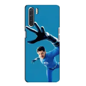 Чохол з принтом Фантастична четвірка для Oppo A91 (Містер Фантастік супергерой)