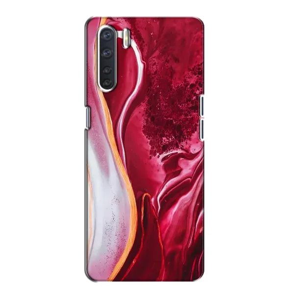 Чохол з принтом «Мрамор червоний» для OPPO A91 Чохол з принтом «Мрамор червоний» для OPPO A91