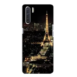 Чохол Ейфелева Вежа Oppo A91 - (AlphaPrint) (Нічний Париж)