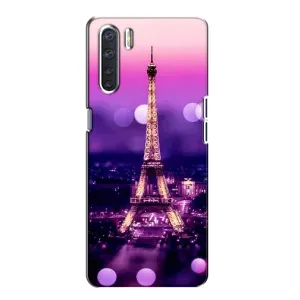 Чохол Ейфелева Вежа Oppo A91 - (AlphaPrint) (Париж Башня)