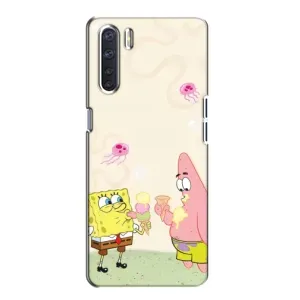 Чохол Губка Боб для OPPO А91 (Патрік і Боб)