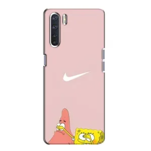 Чохол Губка Боб для OPPO А91 (Патрік і Губка)