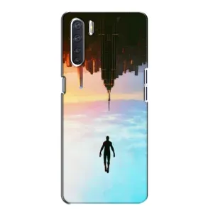 Чохол з людиною павуком для Oppo A91 - (AlphaPrint) (Людина павук)