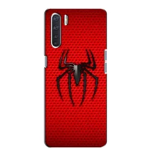 Чохол з людиною павуком для Oppo A91 - (AlphaPrint) (Павук Марвел)