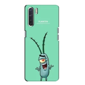Чохол Губка Боб для OPPO А91 (Персонаж Планктон)
