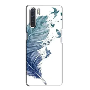 Чохол з картинкою (Стильні) OPPO А91 - (AlphaPrint) (Перо)