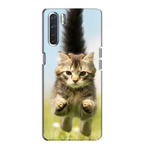 Чохли з Котиками для Oppo A91 (VPrint) (Прижок кота)