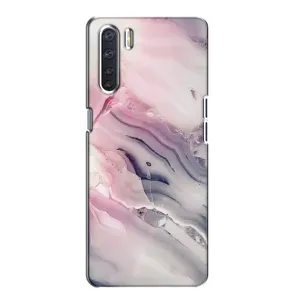 Мраморний чехол на Oppo A91 (VPrint) (Пурпурний Мрамор)