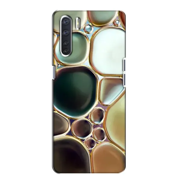 Чехол с принтом «Радужный Мрамор» для OPPO A91