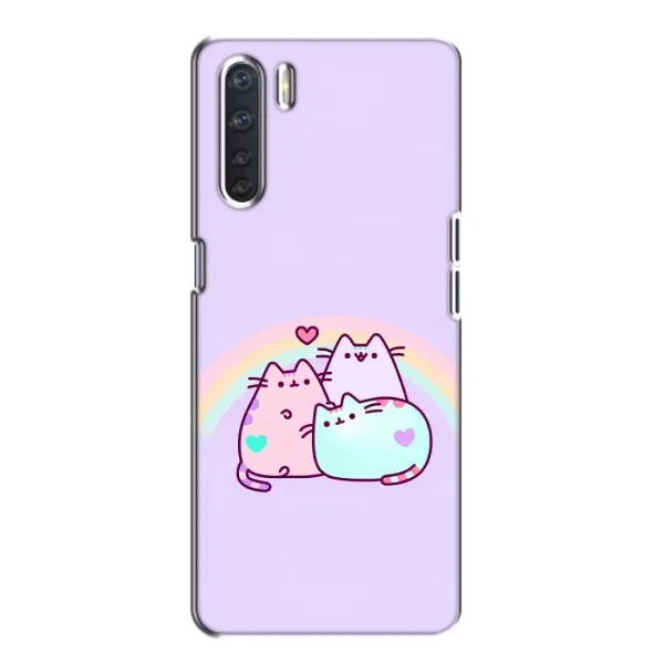 Чехол с принтом «Радужные котики» для OPPO A91 Чехол с принтом «Радужные котики» для OPPO A91