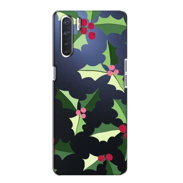 Чохол з принтом «Різдвяний фон» для OPPO A91