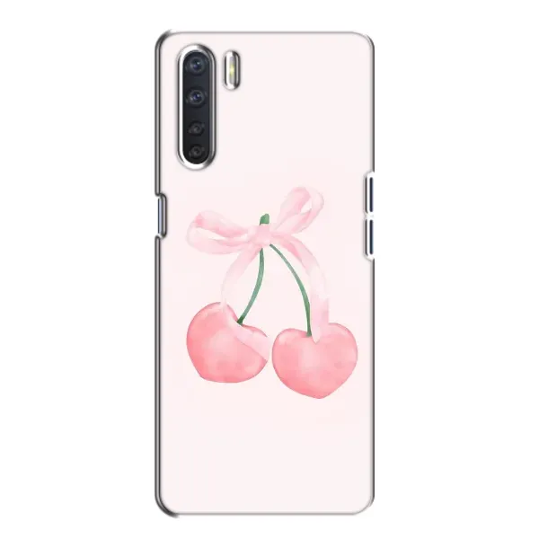 Чехол с принтом «Розовые вишни» для OPPO A91