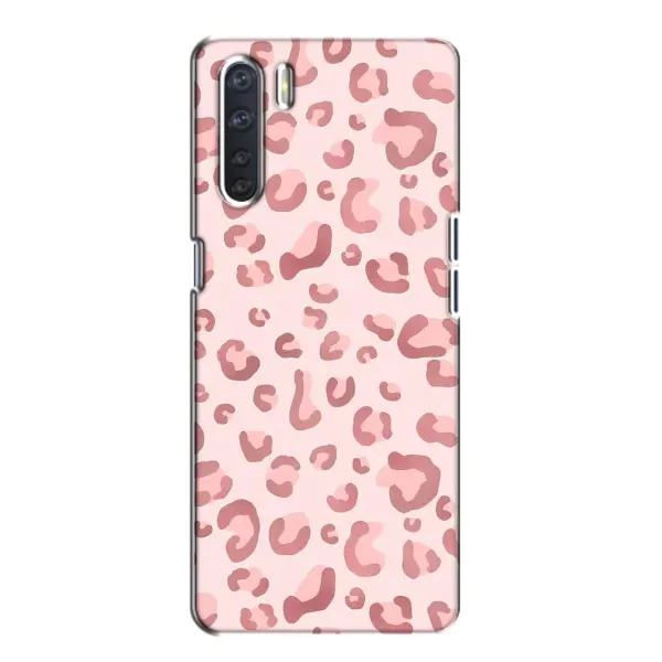 Чехол с принтом «Розовый леопард» для OPPO A91