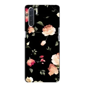 Чохли з квітами для Oppo A91 (VPrint) (Трояндочки)