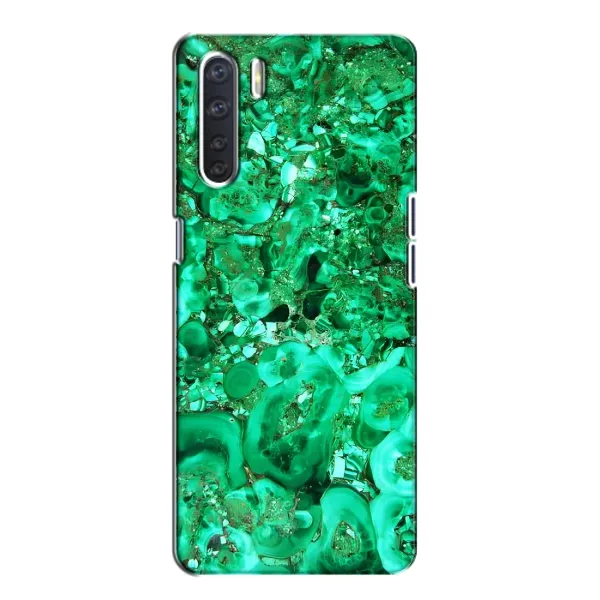 Чехол с принтом «Салатный Мрамор» для OPPO A91