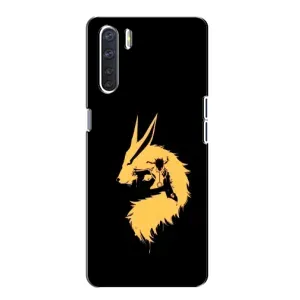 Naruto Anime Чохли для OPPO А91 (AlphaPrint) (силует Курама Наруто)