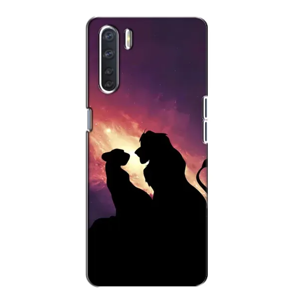 Чохол з принтом «Силует Сімба і Налу» для OPPO A91