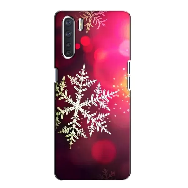 Чохол з принтом «Сніжинка» для OPPO A91